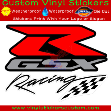 S63 weather resistance custom truck logo stickers