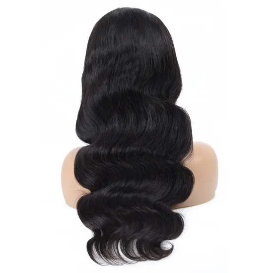 Factory price bone straight human hair lace wig human hair wigs