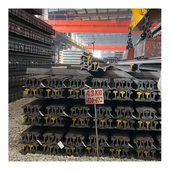 China Railway Steel Rails 18kg to 30kg - Mining Application