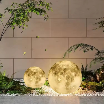 Handprinted Moon LED Lights for Female Clothes Shop Decor