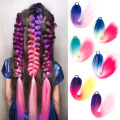 Alileader Menyediakan sampel Ponytail Long Yaki Easy Sintetik Braiding Hair Pre Stretched Glitter Extensions Hair Tinsel