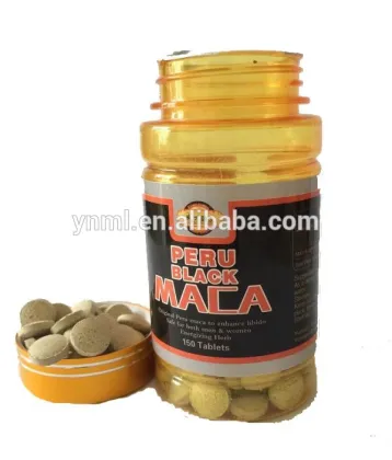 Man Power Black Maca root powder 100% Pure organic black maca extract Peruvian maca health care for man