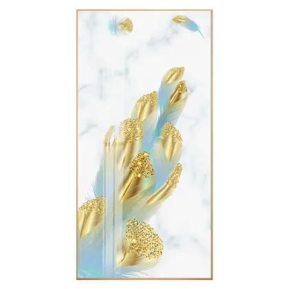 HD Fashion Rectangle Abstract Home Wall Crystal Porcelain Decorative Painting