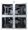 P3 480 * 480mm, P3.75, P4.8, P5, P4, P6 LED Display Module Die Casting coffret série LED vitrine