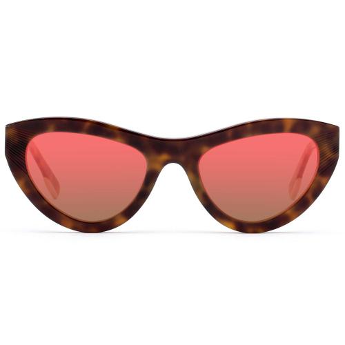 Retro Full Solid Acetate Cat Eye Sunglasses