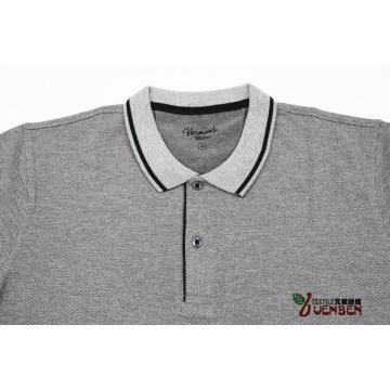 Men's Solid Jersey With Printing Polo