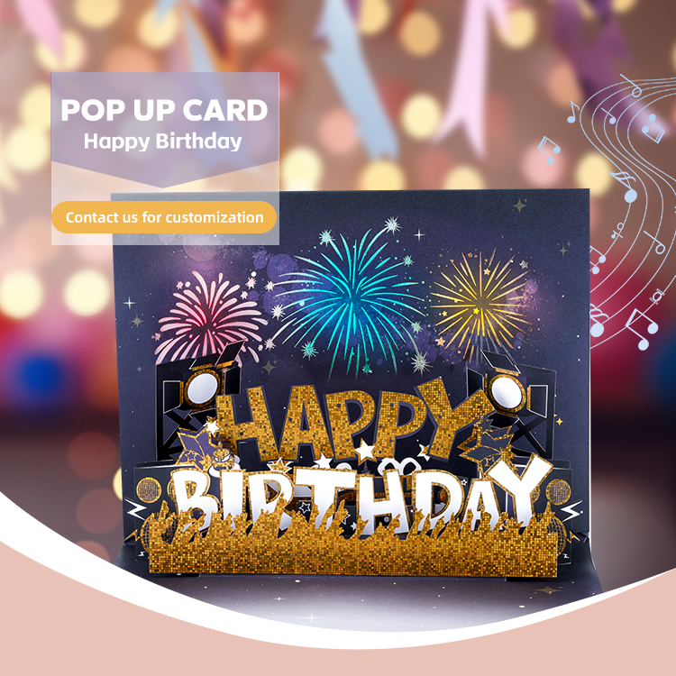 celebration LED greeting card