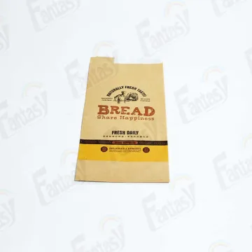 Paper Bread Loaf Bag Kraft Food Packaging