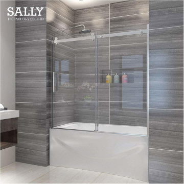 Салли ванная комната 6-8 мм стеклянные раздвижные душевые двери