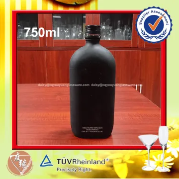 unique empty liquor bottle decorative glass wine bottles 750 ml