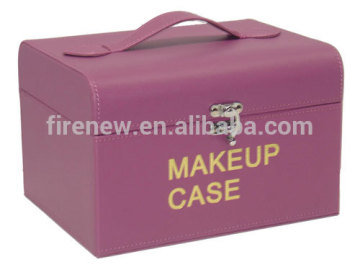 Factory supplier leather cosmetic box case, makeup case FN2131
