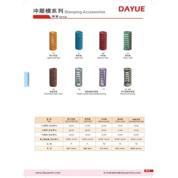 JIS Standard Mold Components Tf Light Load Spring