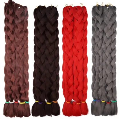 darling synthetic hair braiding , jumbo crochet braid hair yaki straight