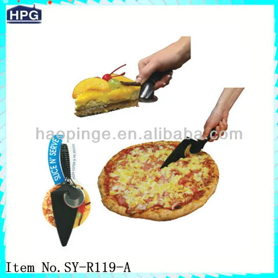 Metal Pizza Cutter with Round Wheel