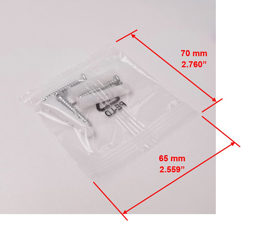wall plug and screws