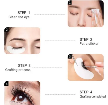 GULONG Grafting Eyelashes Under Eye Pads for Lash Extensions