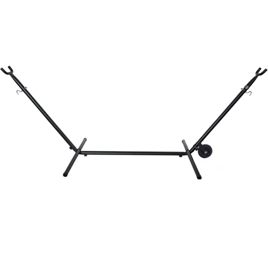 Sturdy Metal Hammock Stand with Wheels: Portable and Outdoor Beach Use