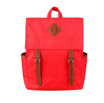 Comfortable Blank Canvas Backpack Unisex Retractable Zipper
