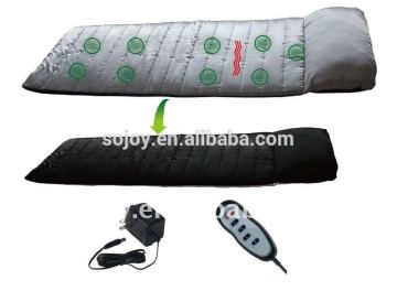 Diamond shape electric massage mat for bed