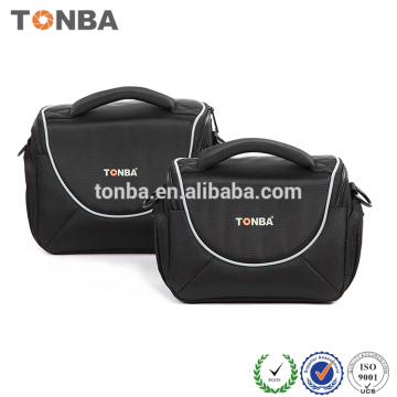 Fashion Mini DSLR SLR Digital Black Single-shoulder Camera Video Outdoor Bag for Men and Women