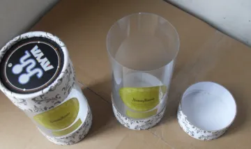 Custom Cylinder Food Paper Tube With Window