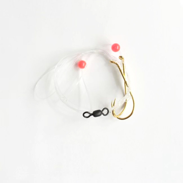 Hand-Tied Hi-Lo Rig for Sea Bass Fishing