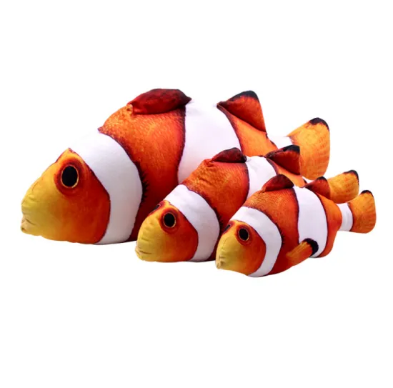 Cats love the most durable and multi style goldfish Plush cat toys with cat mint PCT-9009