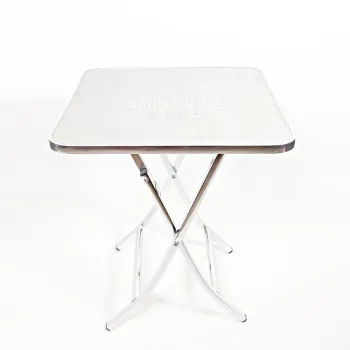 Outdoor Restaurant Foldable Aluminum Tables