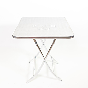 Outdoor Restaurant Foldable Aluminum Tables