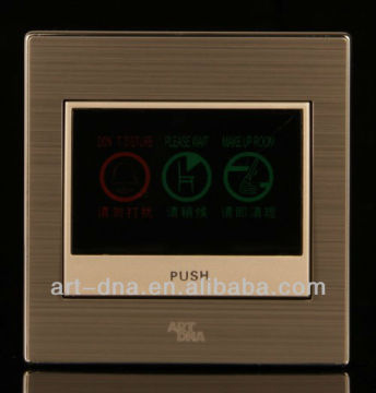 Doorbell with "make up room""pls wait""don't disturb"indicator