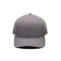 Серая бейсболка из хлопка и сетки из твила