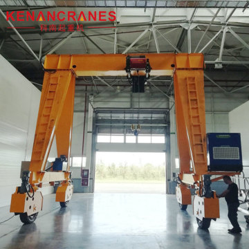 KENANCRANES 2.5 Ton to 5 Ton Mobile Rubber Tyre Gantry Crane