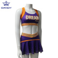 Girls Sexy Cheerleaders Sport Bra and skirts