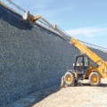 Solução modular de caixa de gabion para engenharia de parede moderna