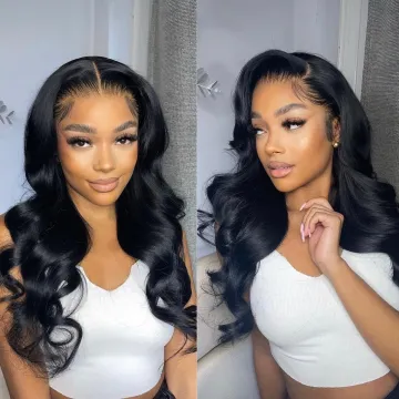 Hd Transparent Lace Front Virgin Human Hair Wig,13x4 13x6 Hd Lace Frontal Human Hair Wig,100% Human Hair Wigs