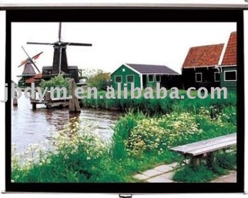 100"(4:3) Matte White Manual Projector Screen/Projector Screen Wall Mount