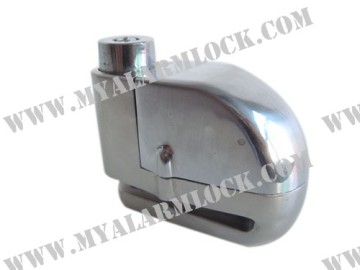 Stainless Steel Alarm Disc Lock, motorcycle alarm lock