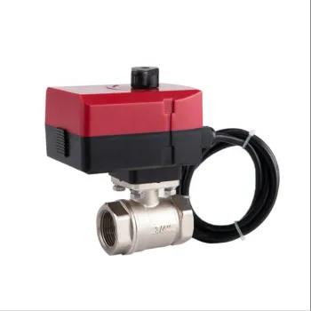 Motorized Ball Valve Electric Ball Valve 1/4" Stainless Steel NC 2 Wire Auto Return