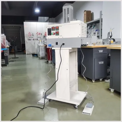 Energy Saving Double Head Hot Melt Adhesive Glue Sprayer Hot Melt Glue Spraying Machine DL-7523C