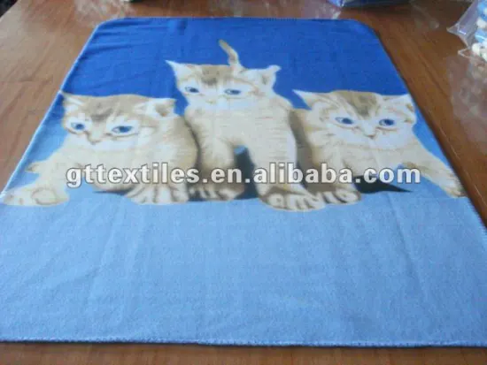 Cheap price printed animal anti-pilling Polar fleece blanket