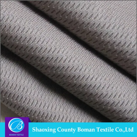 Textile fabrics supplier 2015 new style Casual Dress 100 polyester close eye mesh fabric