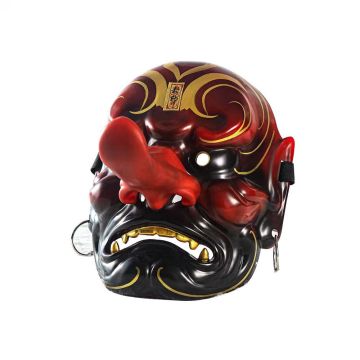 Máscara facial Tengu impressa em 3D para cosplay de Halloween