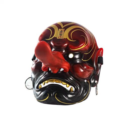 Máscara facial Tengu impressa em 3D para cosplay de Halloween