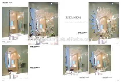 simple wall bath mirrors cheap for cosmetic