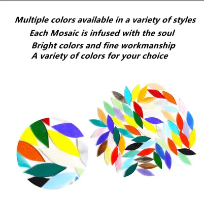 Ceramics Colorful Glazed DIY Mosaic Art Tiles