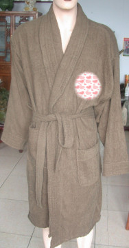 100% cotton terry bathrobe for men and women