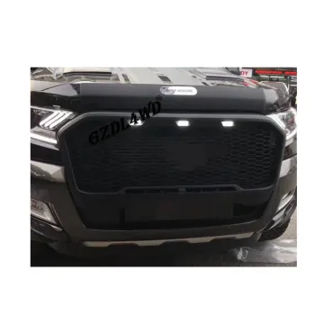 Front Grille with White Light for GZDL4WD 4x4 Pickup Car - Ranger T7 Wildtrack 2015-2017