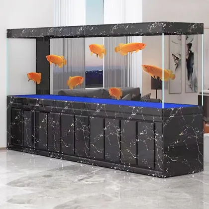 Customized Large Dragon Fish Acrylic Aquarium with Cabinet - China Supplier