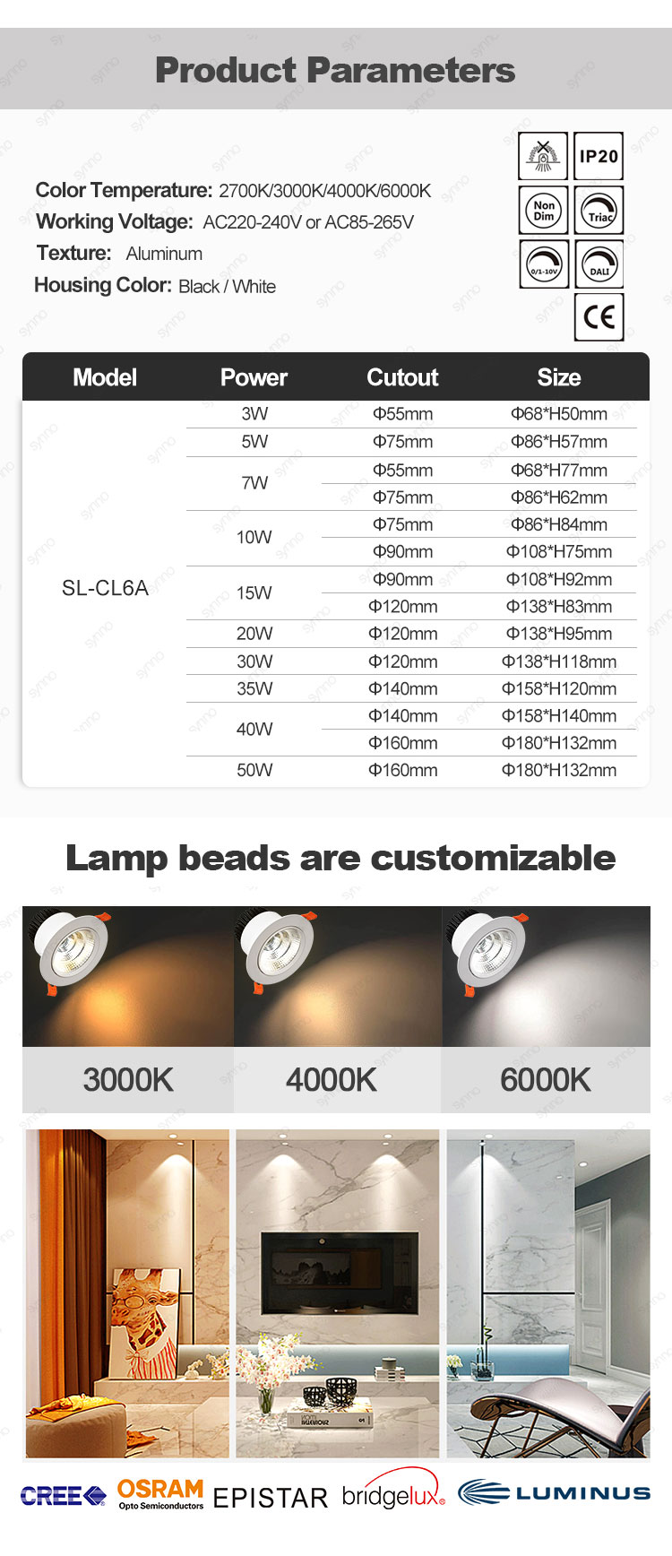 Ceiling Recessed Downlight