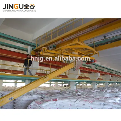 Bulk material handing equipment bag conveying stacker crane